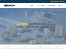Tablet Screenshot of polymersan.com
